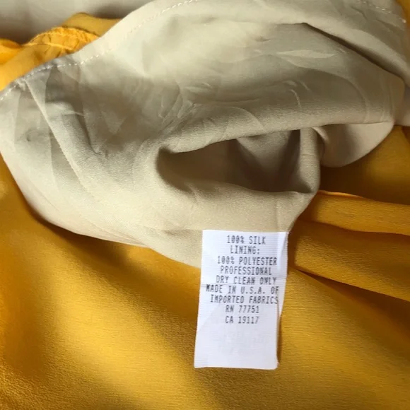 Betsey Johnson bright yellow halter dress. - Picture 7 of 12